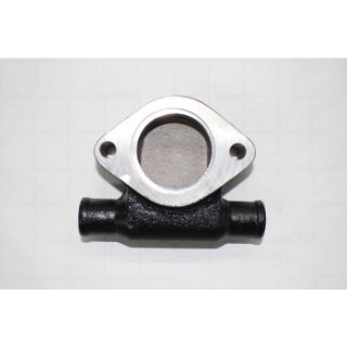 Aluminum thermostat housing, Full system, used in freshwater cooled engines.